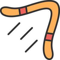 Boomerang Gradient Style Element vector