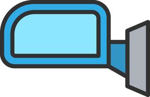 Side Mirror Web Style Graphic vector