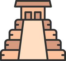 Maya Pyramid Responsive App Shape vector