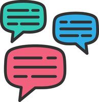 Chat Bubble Smooth App Visual vector