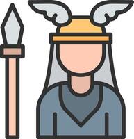Athena Thin Graphic Shape vector