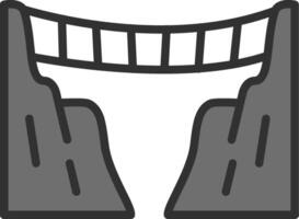 Bridge Modern Interface Badge vector