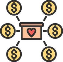 Crowdfunding Digital App Concept vector