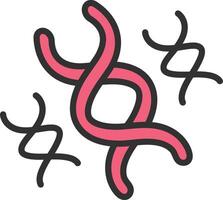 Dna strand Coded UI Symbol vector