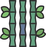 Bamboo Sharp Edge Visual vector