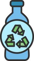 Recycling Simplified Design Piece vector