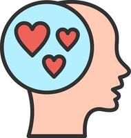 Love Vibrant Visual Object vector