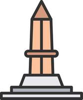 Obelisk Wireframe App Design vector