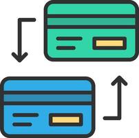 Money Exchange Outlined Frame Object vector