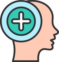 Positive Thinking Minimal Graphic Visual vector