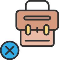 Briefcase Illustrated Concept Graphic vector