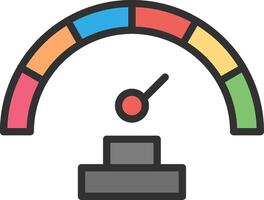 Meter Bright Tone Visual vector