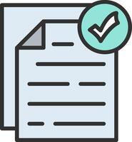 Documents Neon UI Symbol vector