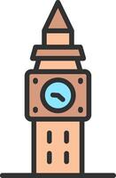 Big Ben App-Based UI Graphic vector