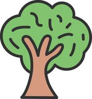 Tree Minimal UI Element vector