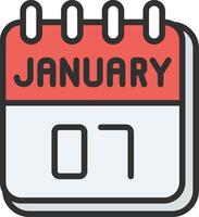 7 January Geometric App Mark vector