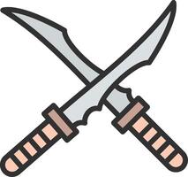 Ninja Sword Sharp Edge Visual vector