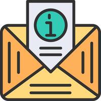 Mail Cool Tone Form vector