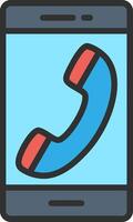 Mobile Phone Business App Graphic vector
