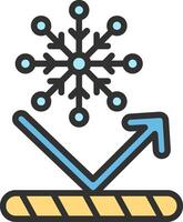 Snow Proof Geometric App Mark vector