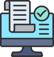 Screen Vibrant Visual Object vector