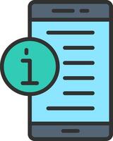 Info App-Based UI Graphic vector