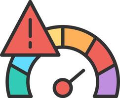 Speed Limit App-Based UI Graphic vector
