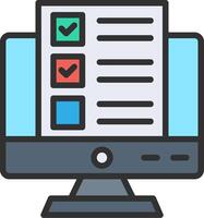 Online Test Coded UI Symbol vector