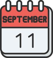 11 September Abstract UI Visual vector