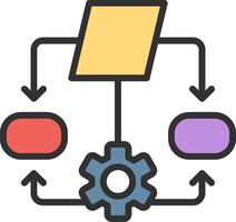 Chart 3D Rendered Symbol vector