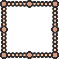 Frame Flat Symbol vector