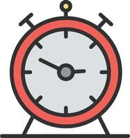Alarm Outlined Frame Object vector