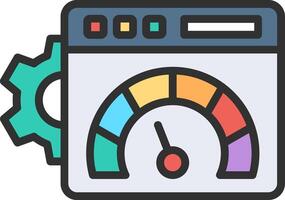 Website Monochrome Line Graphic vector