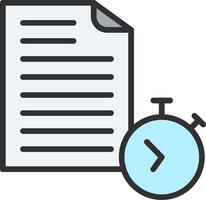 Timer Tech Styled Form vector