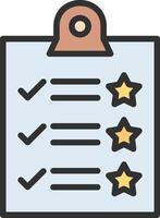 Rating Creative Sketch Element vector