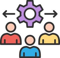 Customer Behavior 3D Interface Shape vector