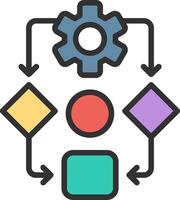Predictive modeling Illustrated Concept Graphic vector
