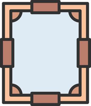 marco mínimo ui elemento vector