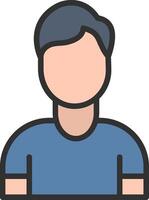 Man Smooth UI Symbol vector