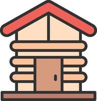 Cabin Color Block Badge vector