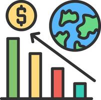 Statistics Bold App Graphic vector