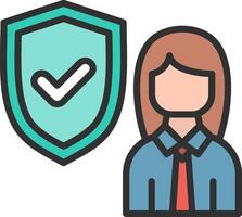 Protection Abstract UI Visual vector