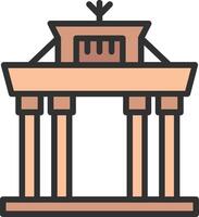 Brandenburg Gate Smooth App Visual vector