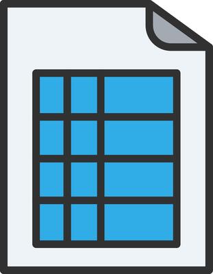 Excel Hand-Drawn Sketch Symbol