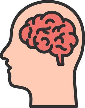 Head App-Based UI Graphic vector