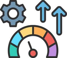 Productivity Outlined Frame Object vector