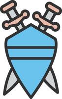 Shield 3D Interface Shape vector
