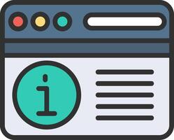 Information Minimal Design Badge vector