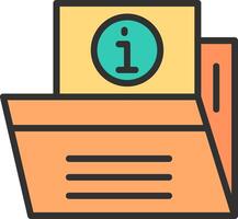 Folder Shadowed Flat Design vector