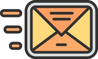 Mail Modern Shape Graphic vector